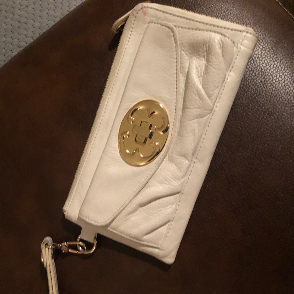 White Wristlet Wallet